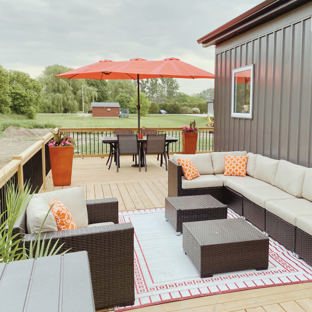 Roof top deck at Port Albert Paradise