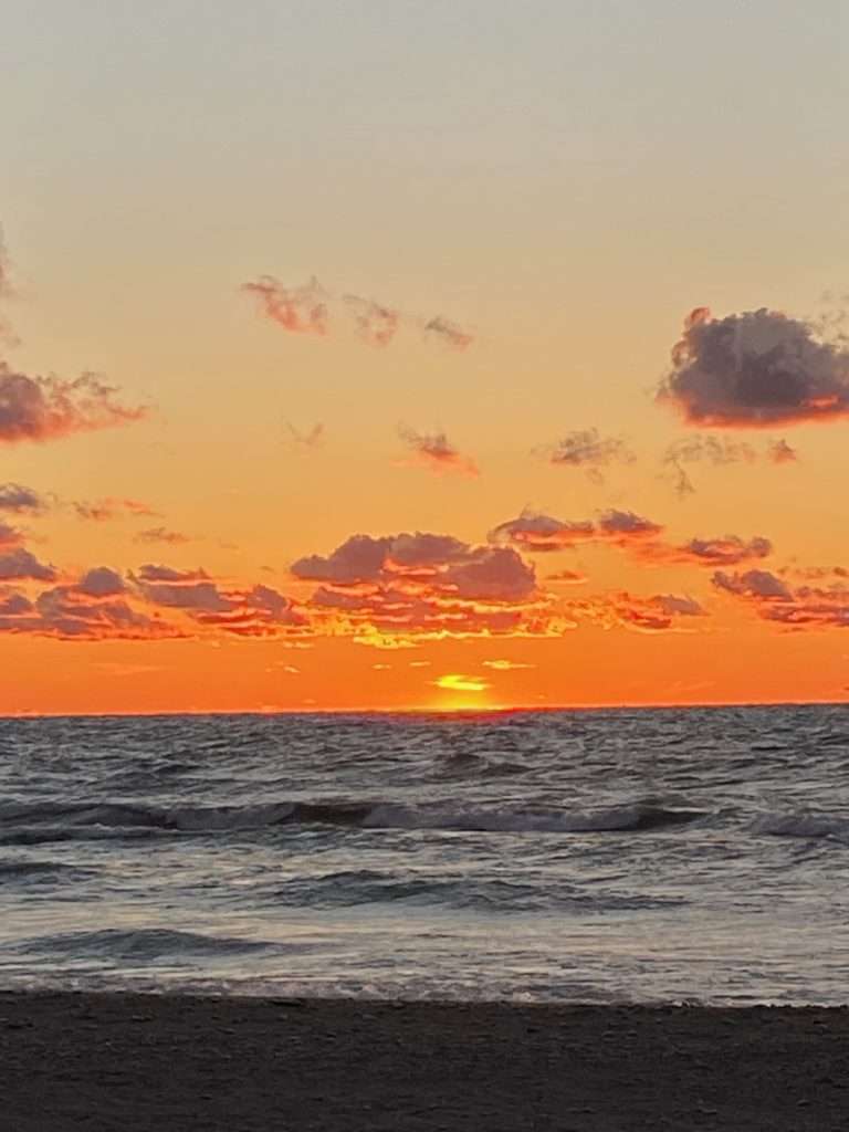 Port Albert Beach Sunset Pic Orange